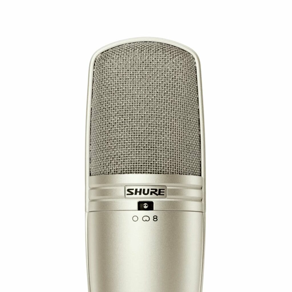 Microphone statique à large diaphragme avec directivités multiples KSM44A/SL