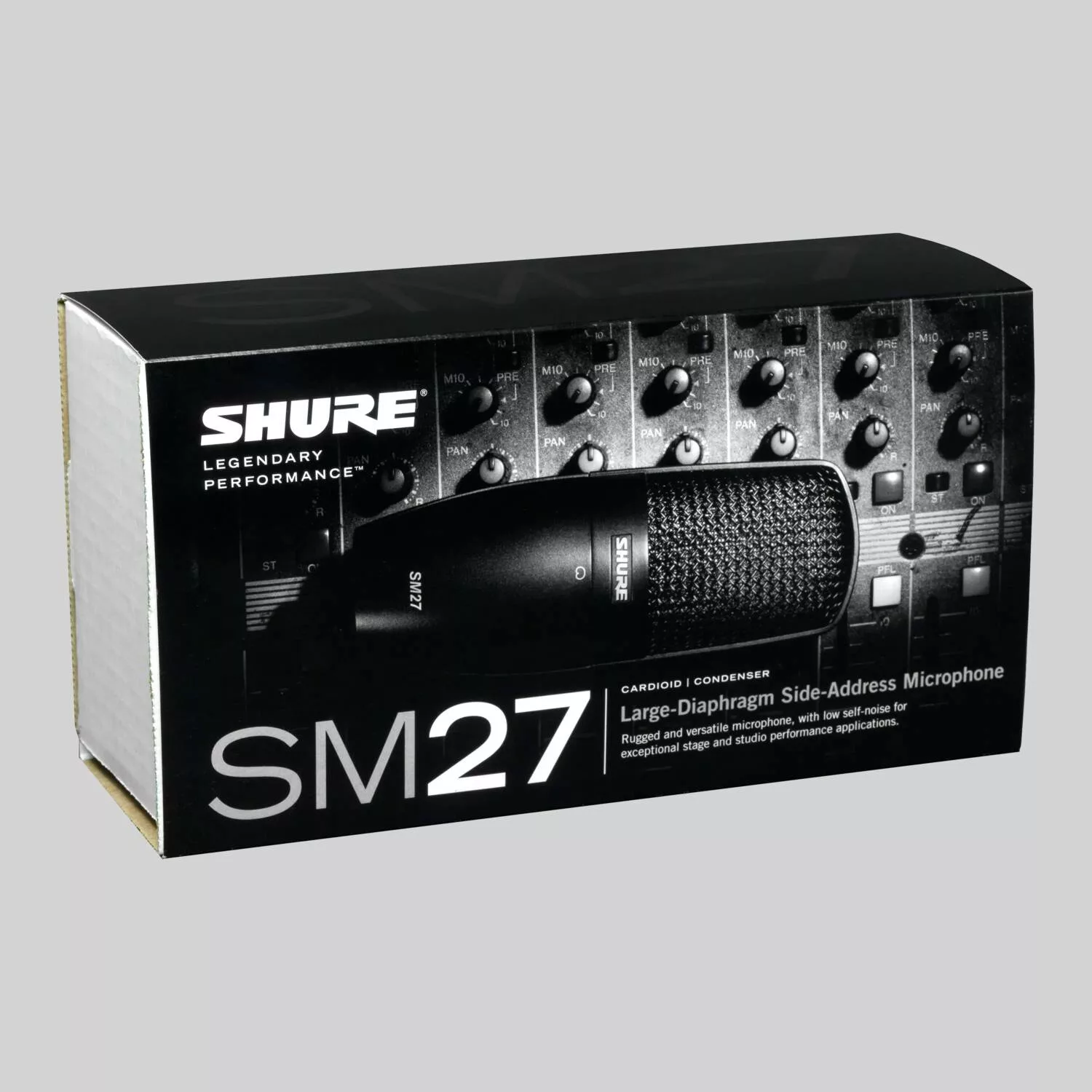 Microphone statique professionnel à large diaphragme - SM27-LC