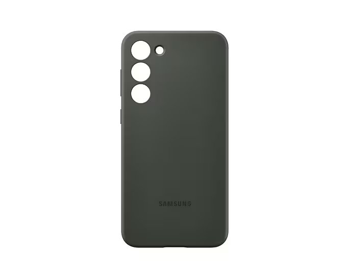 Étui en silicone pour Galaxy S23+ - Kaki