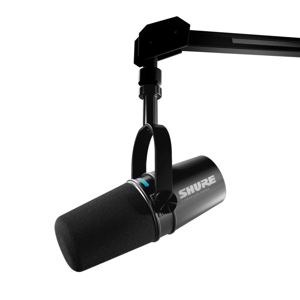 Microphone Dynamique Shure MV7i (interface intégrée)