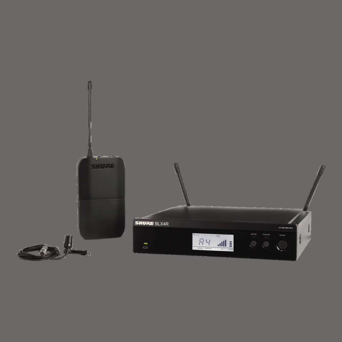 Shure BLX14RE/CVL-H8E - Système sans fil Rackable pour présentateur avec micro cravate CVL